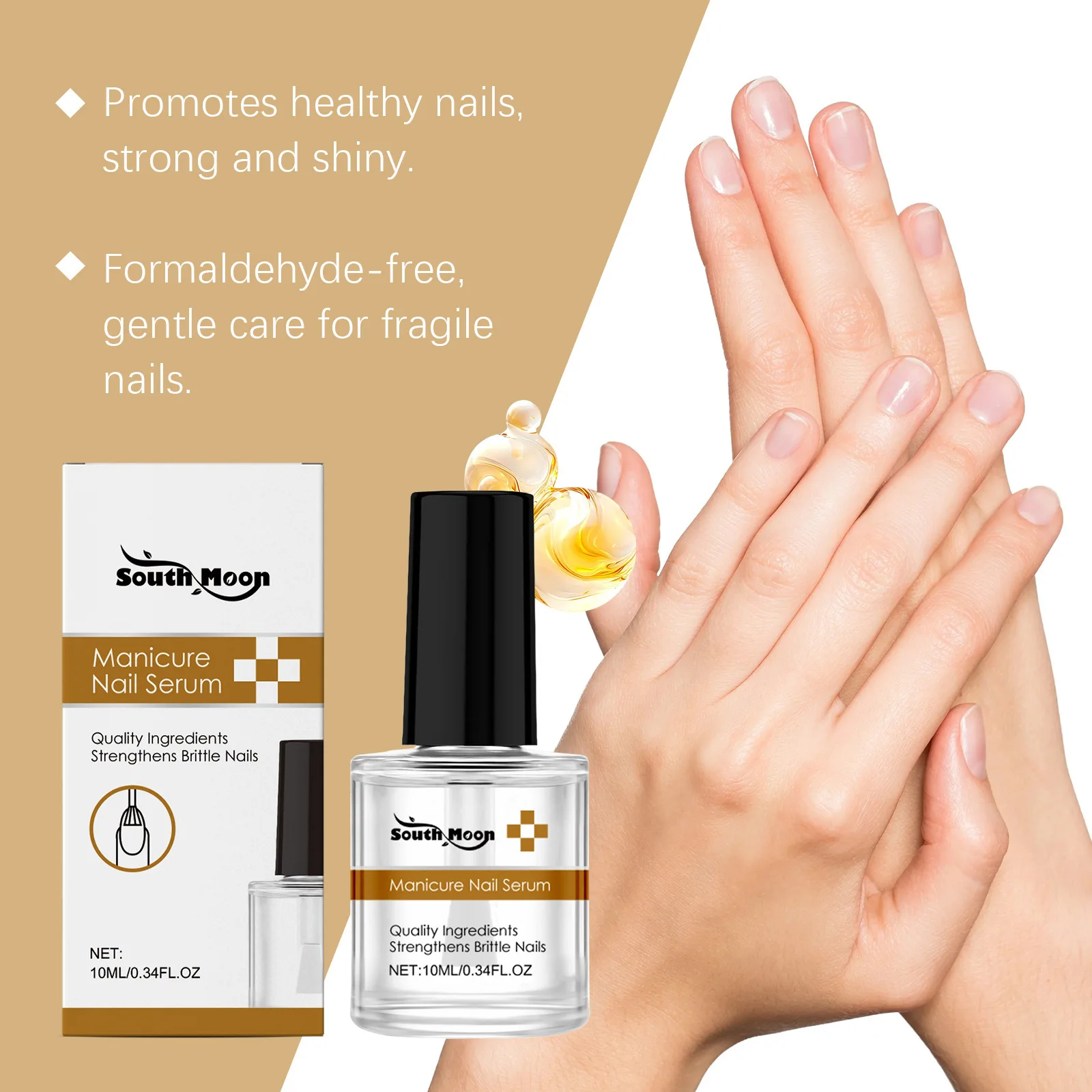 South Moon Olive Oil Nail Nutrients Deeply Nourishing Repairing Damaged Prevented Agnail Reduce Cuticle Portable Nail Care Oils