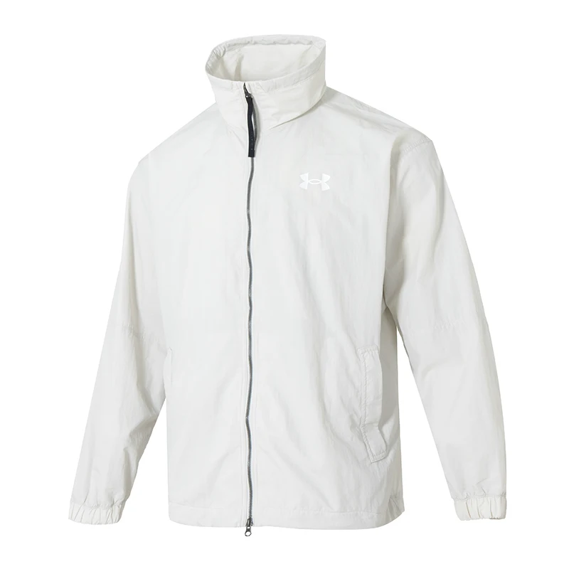 

Under Armour Men's Jacket Sportswear Outdoor Travel Fitness Training Walking Exercise Woven Stand Collar Jacket 1387995-114
