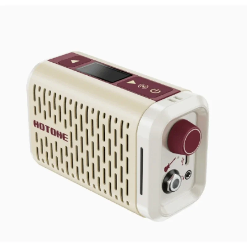 Ultra‑Compact Modeling Guitar Amplifier 24‑Bit 48kHz DSP Fine‑Tuned Mini Cabinet Portable Practice Speaker for Guitar Bass