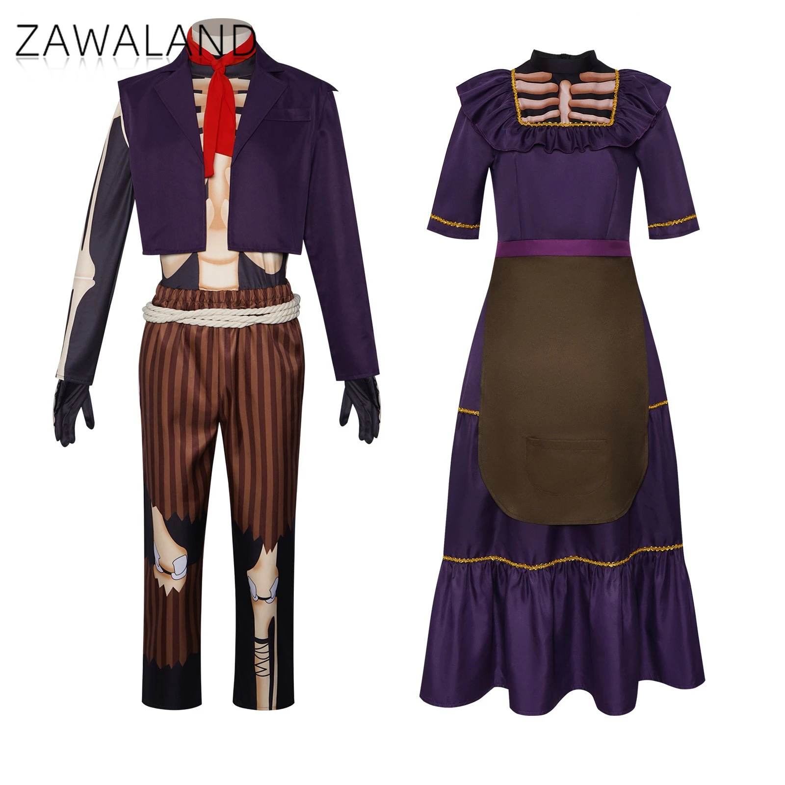 Hé ‌ Disfraz de ctor Imelda, disfraz de personaje de película de Anime, conjunto completo para hombre y mujer, ropa de fiesta del Día de los muertos, trajes de escenario de Halloween