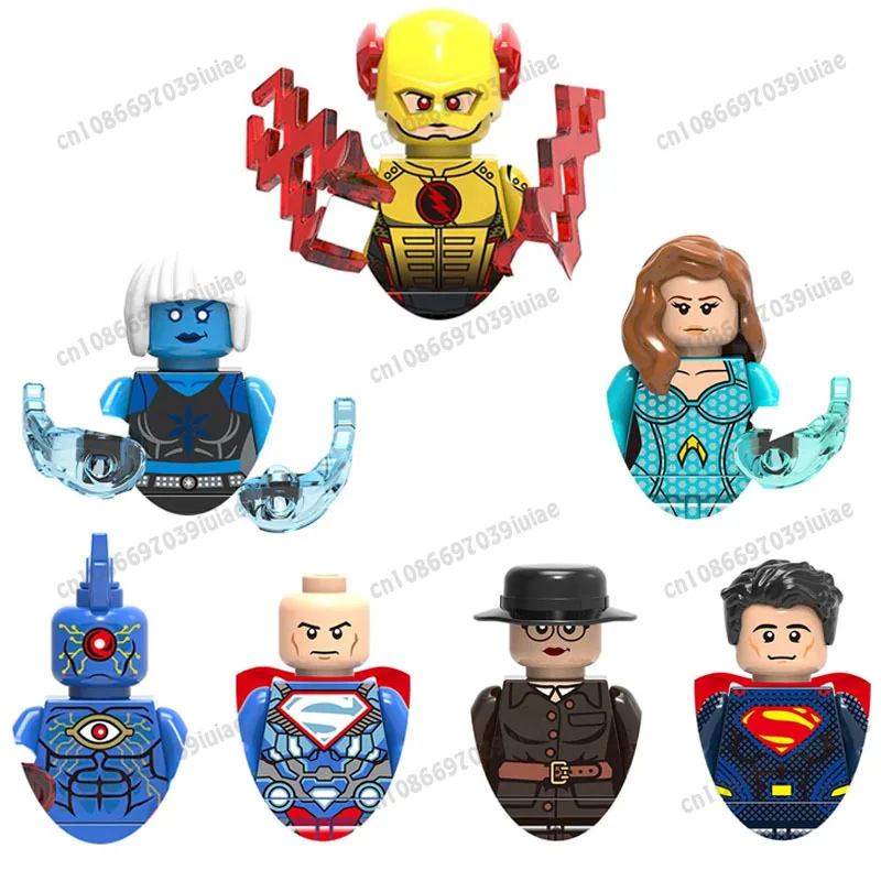 

HEROCROSS X0219 Wonder Woman Mera Killer Frost Reverse-Flash Bricks Cartoon Character building block Birthday Present XH963