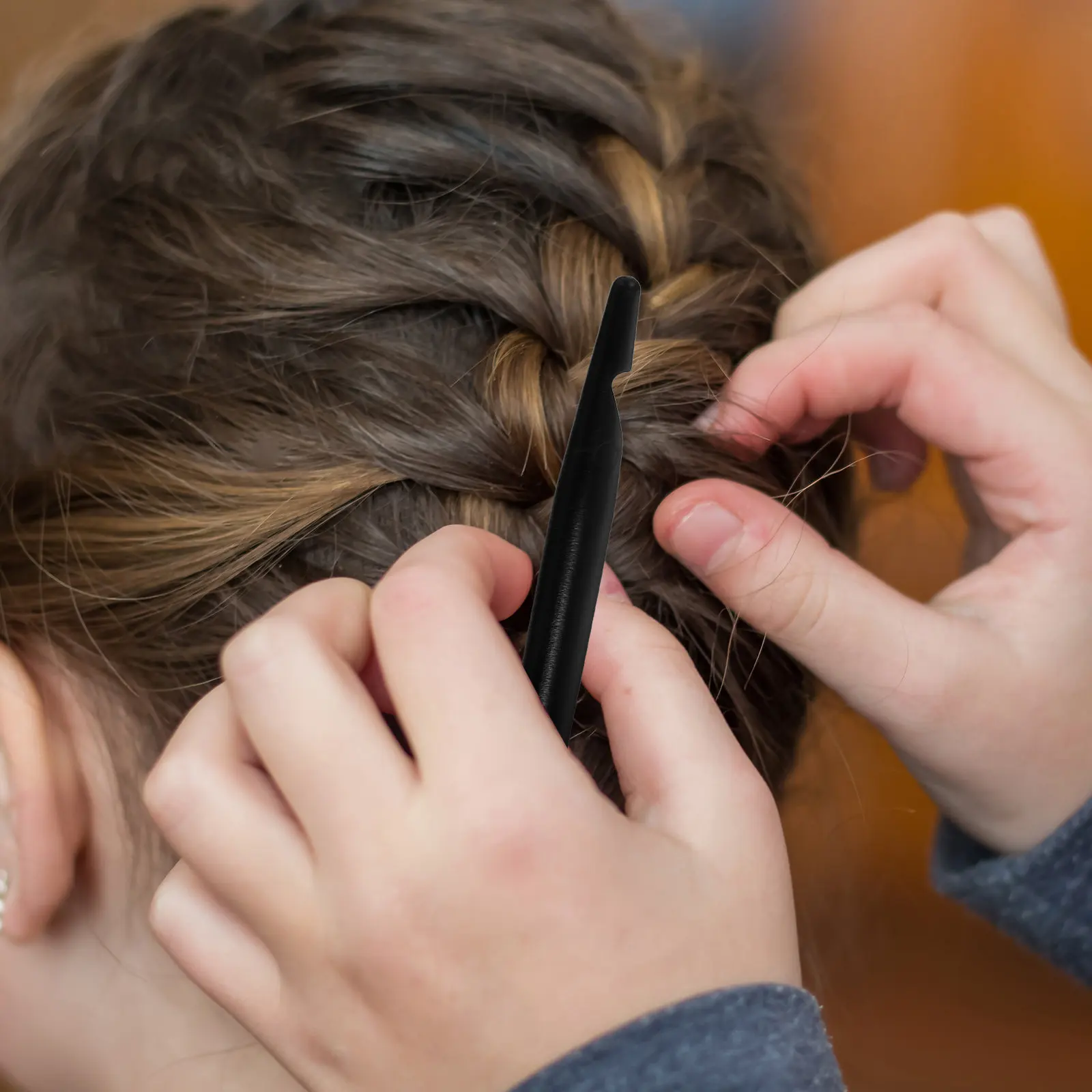 

Hair Braiding Tool Lightweight Plastic Crochet Hair Weaving Needle Convenient Dreadlocks Crochet Styling Tool Hook Needle