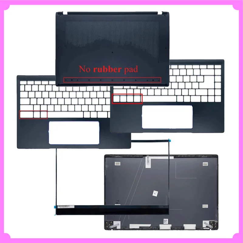 Laptop Cover For MSI Prestige 14 MS-14C1 MS-14C2 MS-14C4 P14 LCD Back Cover/Front Bezel/Palmrest/Bottom Case/Hinges Blue
