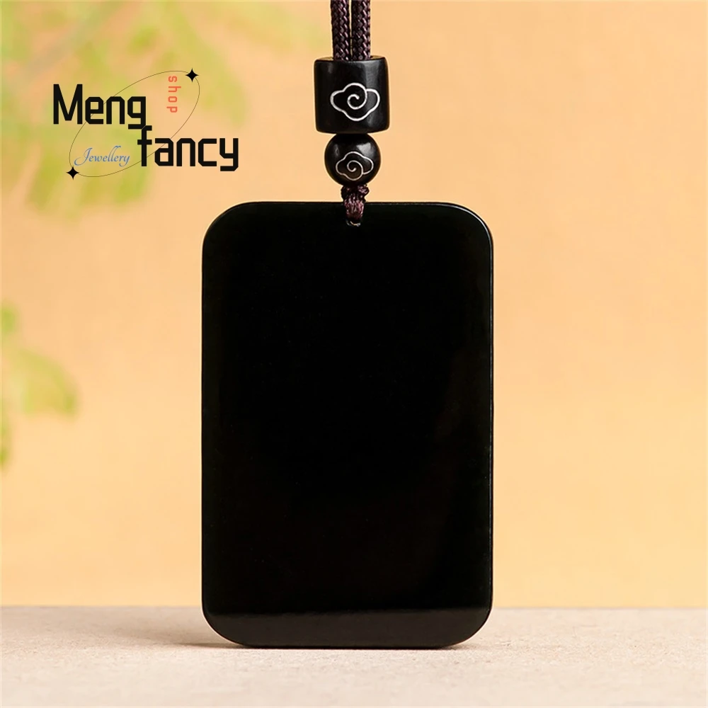 

Natural Old Materials Hetian Jade Ink Jade Nothing Jade Pendant Jade Pendant Buddha For Men And Women Pendant Jade