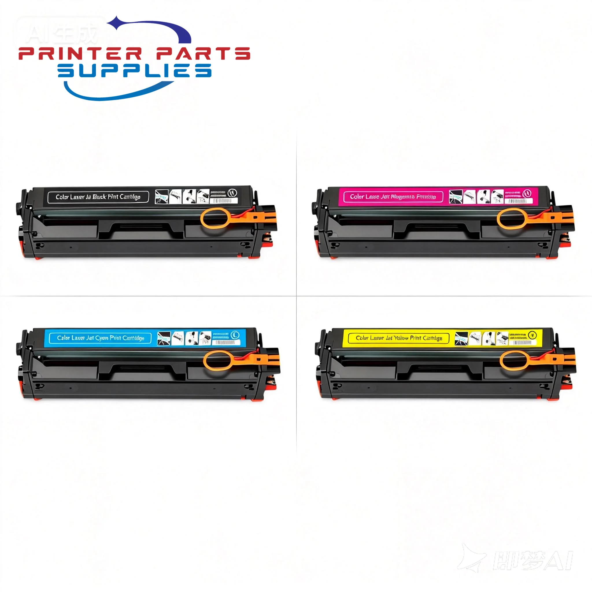 

1Set C3210K0 CMYK Toner Cartridges Without Chip for Lexmark C3224dw MC3326i MC3426adw C3224 C3326 MC3224 MC3326 C3326dw