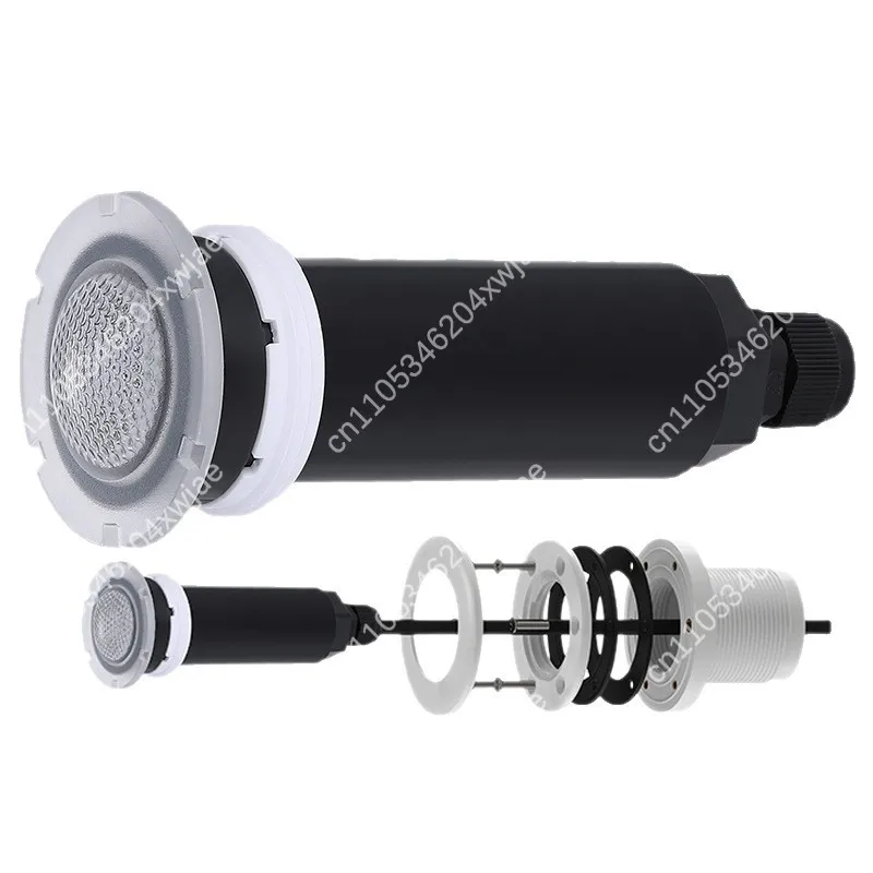 1.5 inch PVC pipe interface film pool underwater light LED colorful gradual change RGBW pool light