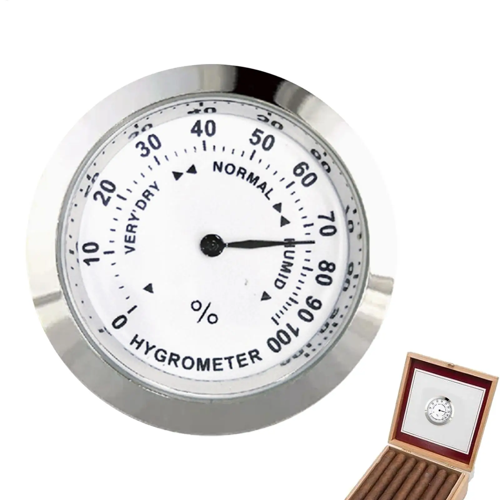 Guitar Hydrometer Humidity Meter Humidity Sensor Tester With High Precision Hygrometer Monitor For Humidor Cabinet Cans Care