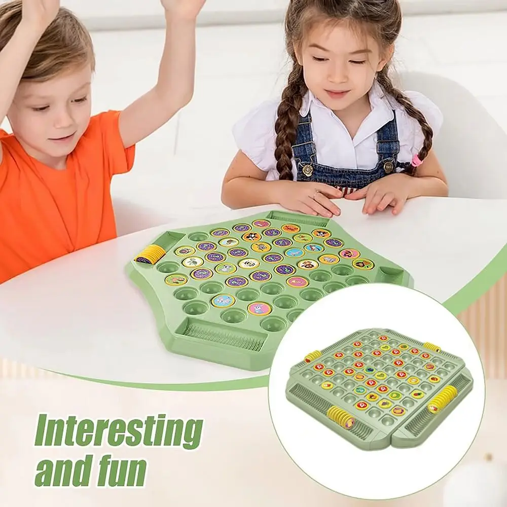 Logical Thinking Fruit Flip Chess Game Cognitive Training Parent-Unisex Interactive Battle Chess Strategy Board Game Party Game