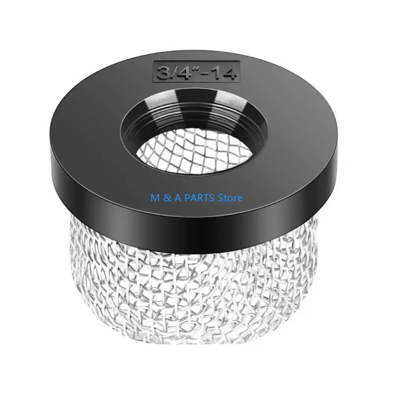 U1JF Stainless Steel Wire Mesh Screen Strainer Aerator Strainer for Aerator Livewell and Baitwell 3/4''-14 Female
