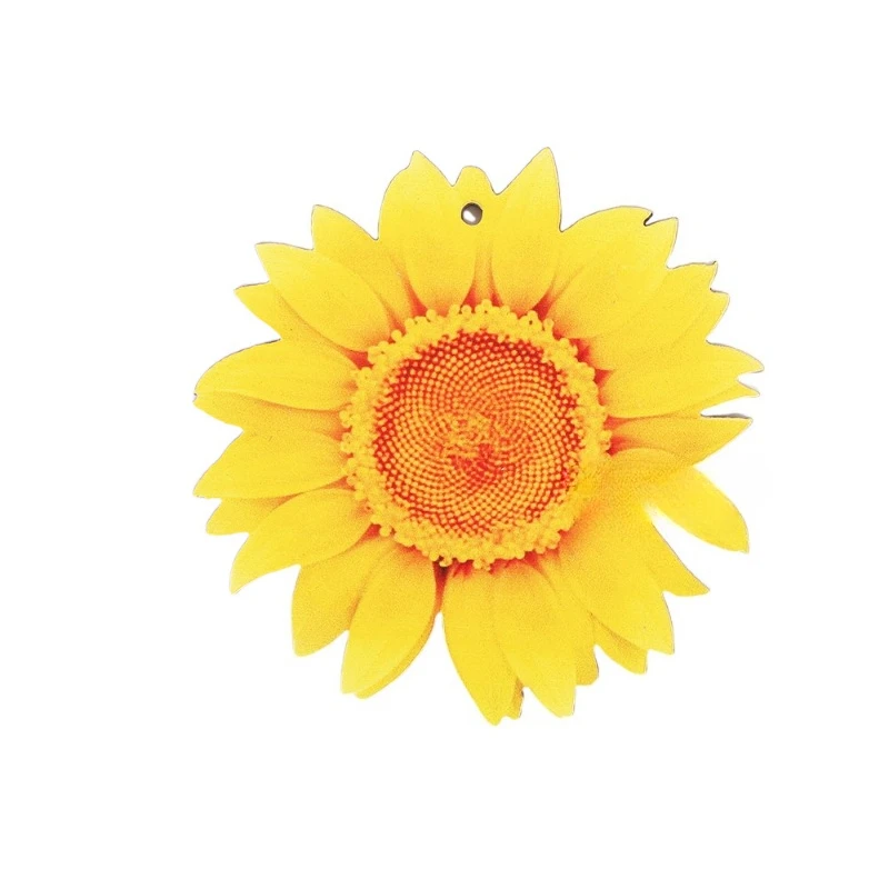 9pcs/set Sunflower Pendant Pastoral Style Handicraft Stall Small Home Decoration Butterfly Ornament