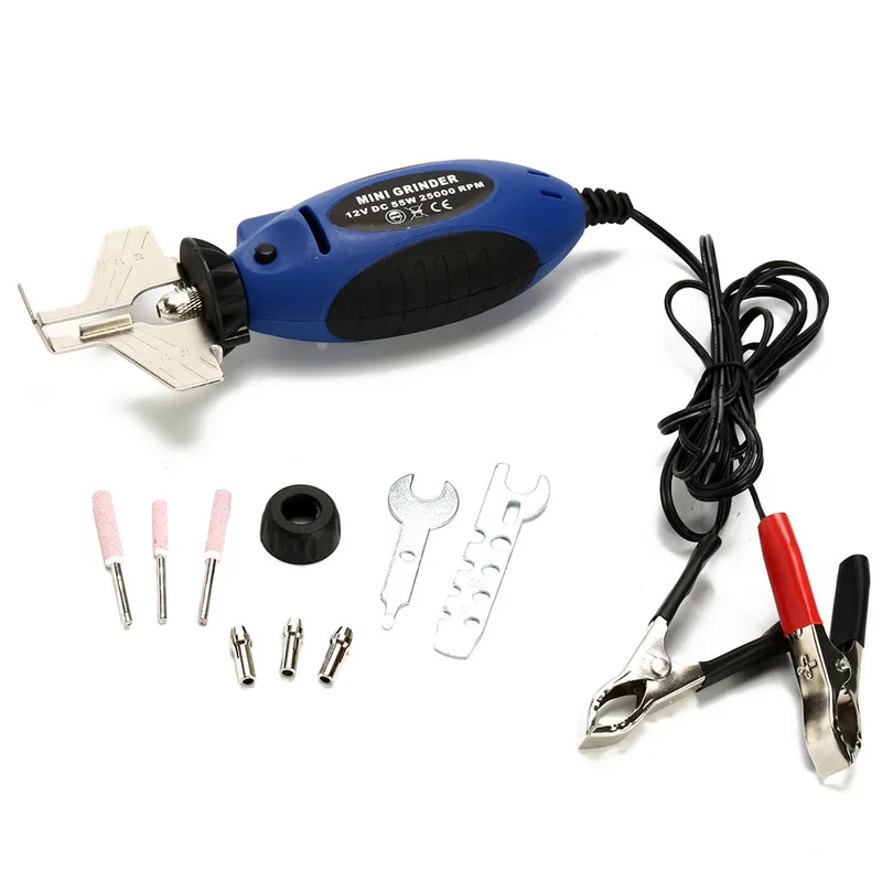 

12V Handheld Mini Chain Grinder Electric Chainsaw Chain Sharpening Kit Mill Die Drill Rotary Fast Grinding Tool