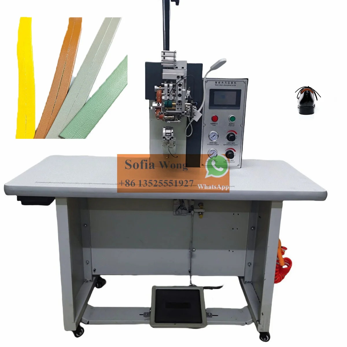 Shoe Heel Edge Stripping Machine Clutch Bag Press Machine High Heel Shoe Pressing Machine