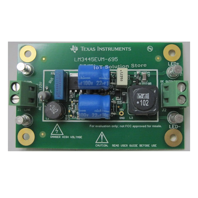 LM3445EVM-695 LM3445 120Vac Valley Fill Buck Triac Dimmable LED Driver Evaluation Module