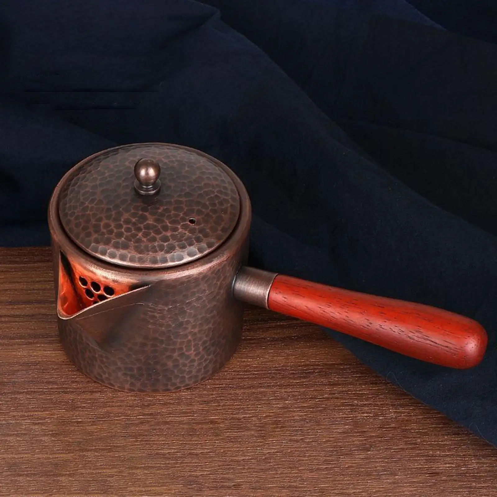 

Чайный кувшин Медный чайник 430 мл Чайная чашка Gong Kung Fu Кофейник с крышкой Кувшин для воды Медный чайник для чайной комнаты Бытовой