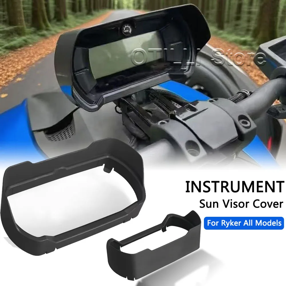 

For Can-Am Ryker 600 900 Rally Edition Sport ACE 2019-2025 UTV Accessories Sun Visor Cover Instrument Screen Sunshade Guard ﻿