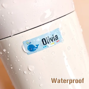 Waterproof Baby Name Tag, Adesivo de Jardim de Infância Personalizado, Etiqueta Hebraica para Crianças, Papelaria Escolar, Auto-Adesivo, Personalizado 10 principais vendas adesivo lapis - №5