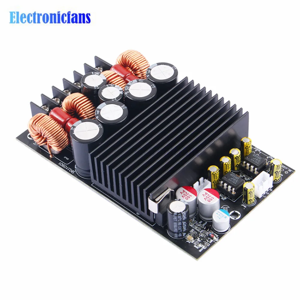 DC19-50V 300W+300W Amplifier Module TPA3255 Chip 2.0 Channel with Treble and Bass Adjustment