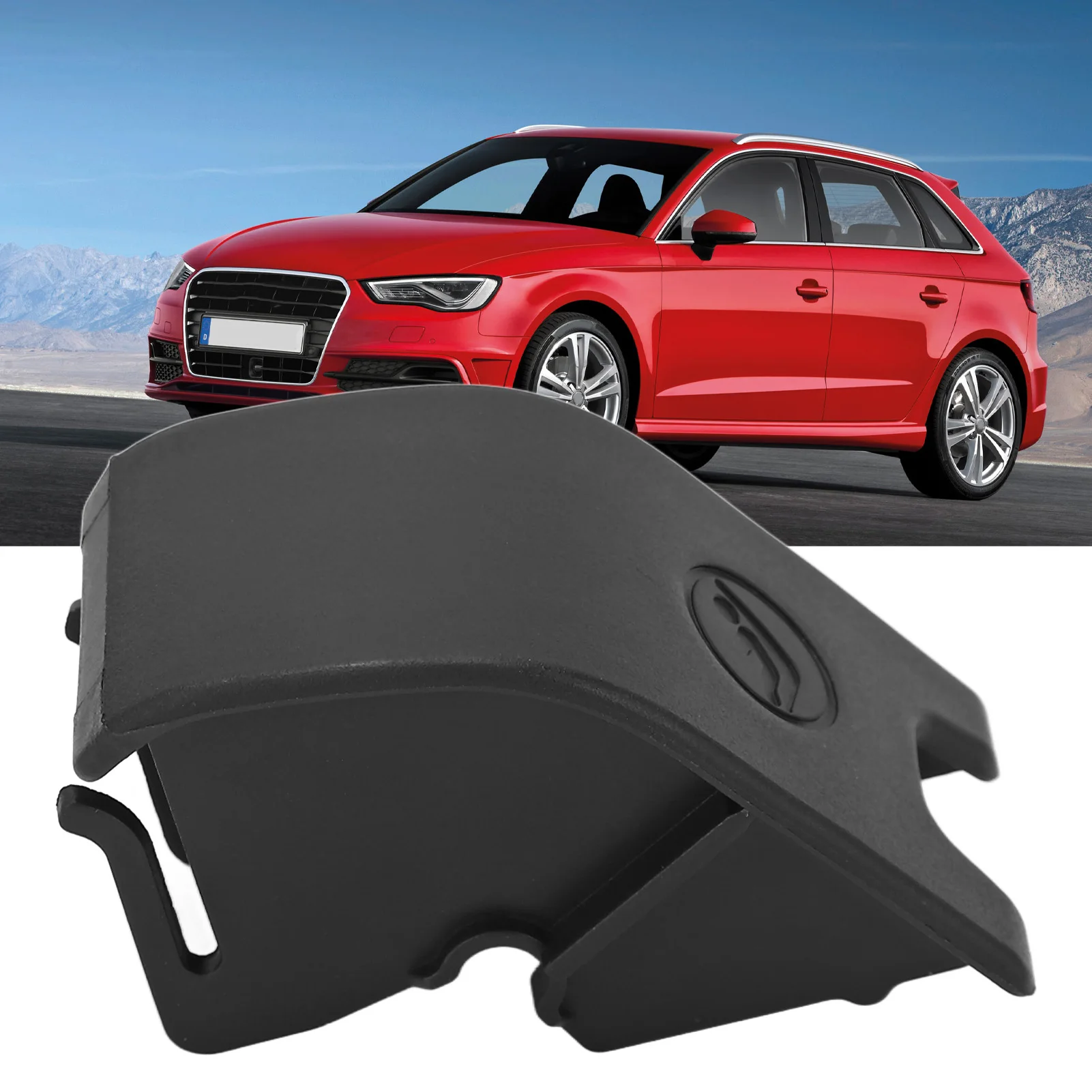 8V 0887187   Capa para cinto de segurança 8V 0887187   Capa de slot isofix preta compacta adequada para capa de slot isofix preta 2013-2020