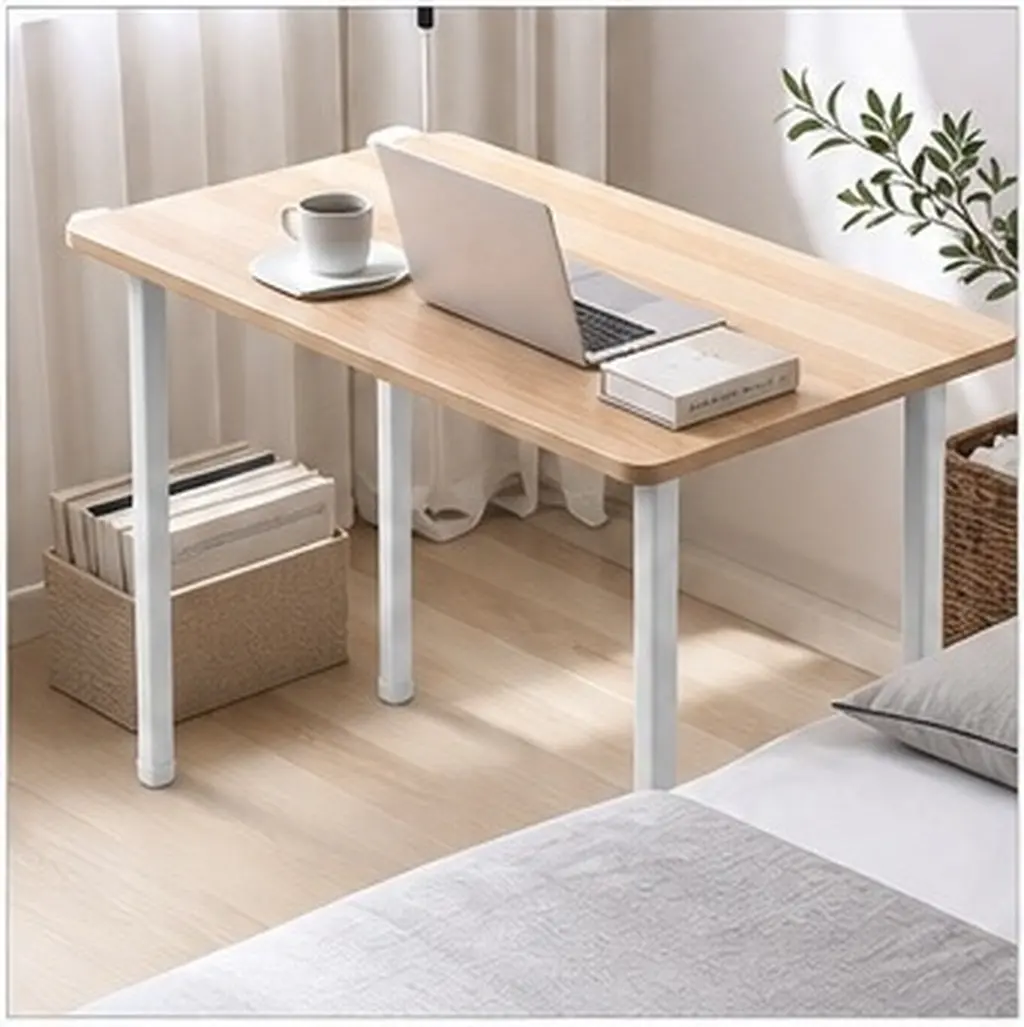 4Pcs Heavy Duty Folding Table Legs Solid Metal Construction for Laptop Bed Coffee Tables Replacement Legs Space Saving Fold Flat