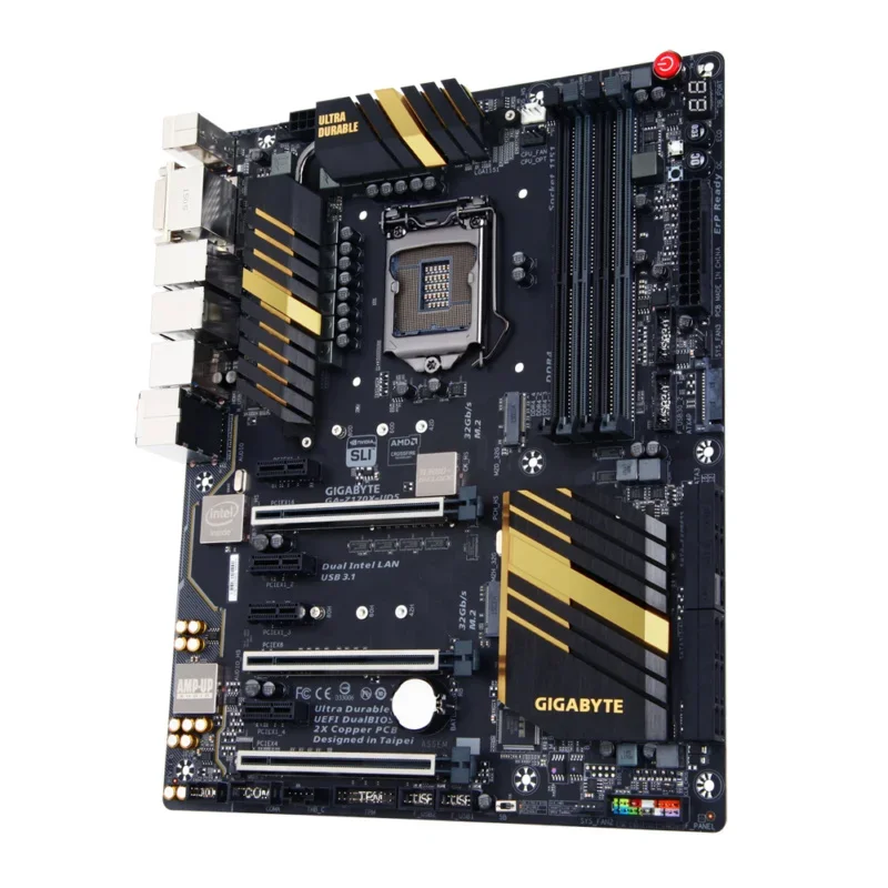 PARA Gigabyte GA-Z170X-UD5 Placa-mãe Intel Z170 LGA 1151 DDR4 M.2 ATX Core USB 2.0
