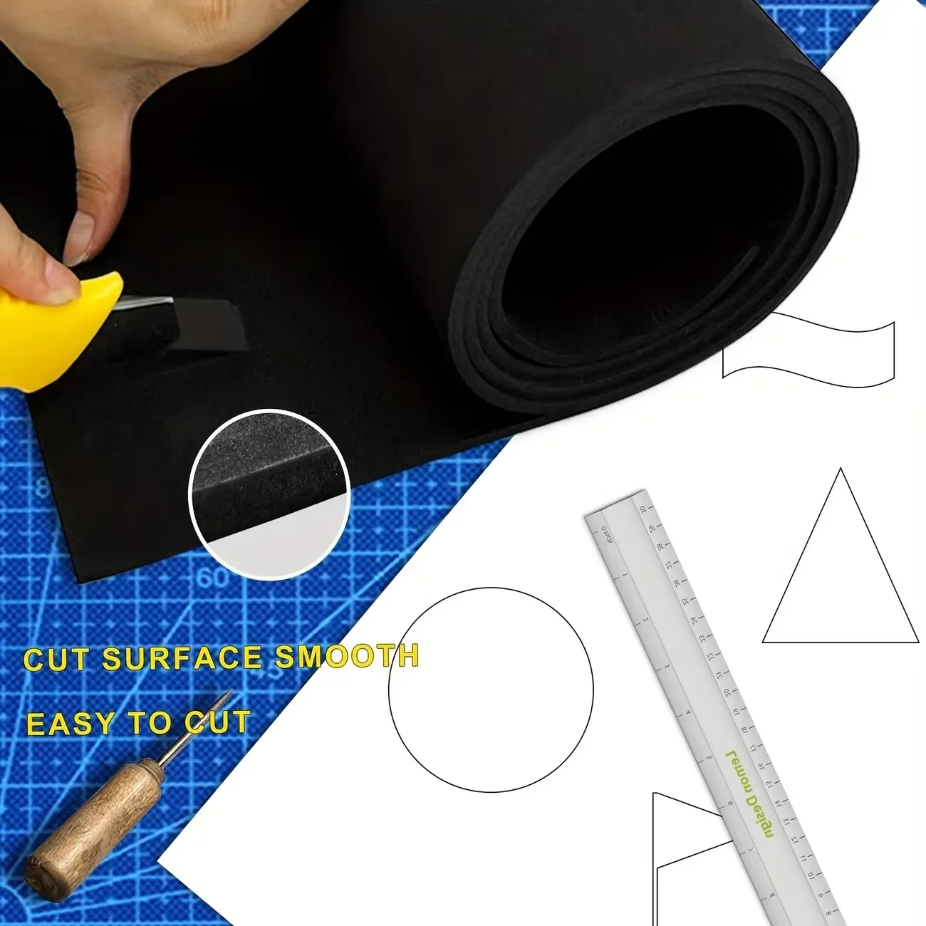 سمك 3/5/10/15 مللي متر إيفا وسادة مطاطية إيفا رغوة مجلس إيفا رغوة ورقة امتصاص الصوت العزل رغوة DIY نموذج صنع 60 درجة #6