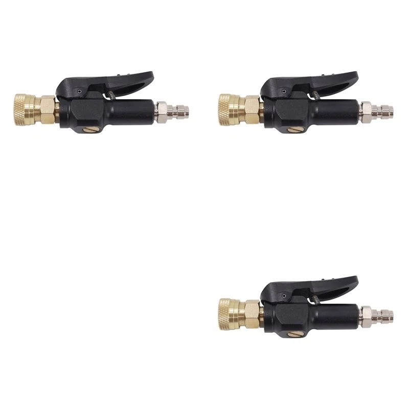 AC62-3X AA67-300Bar Quick Inflation Connector Chuck Filling Adapter With 8Mm Male And Female Header Quick Plug B