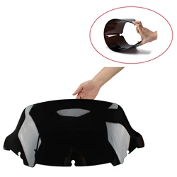 10 inches Motorcycle Windshield Upper Fairing Wind Deflector for Harley Touring Street Electra Glide Ultra FLHX 2014-UP