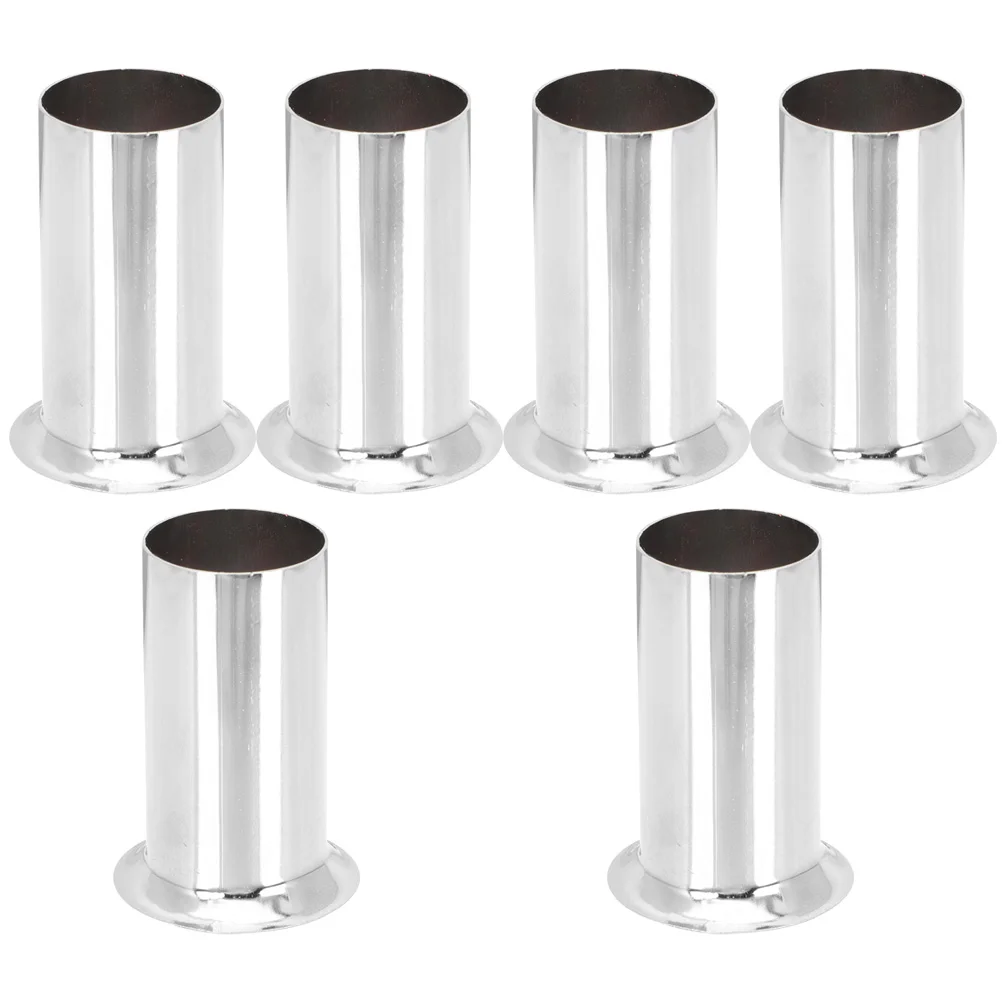 6 Pcs Component Chandelier Casing Outlet Covers Socket Tube Iron Accessories