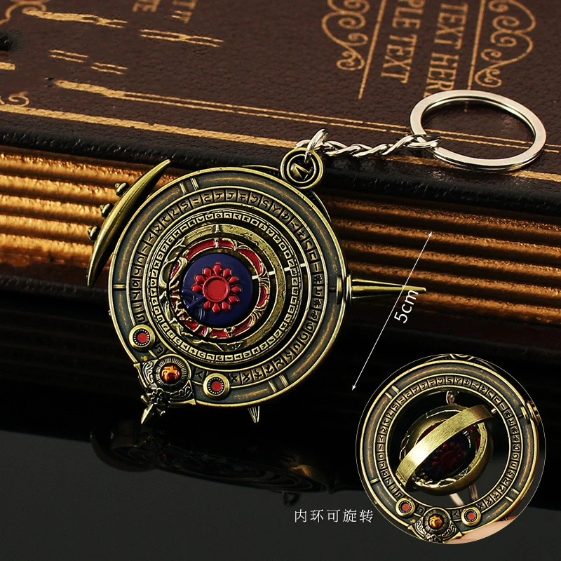 

5cm Soldier Weapon Accessories Soul Guide Out Rotatable Necklace Pendant Alloy Ornament Toy Decoration Model Keychain Gift