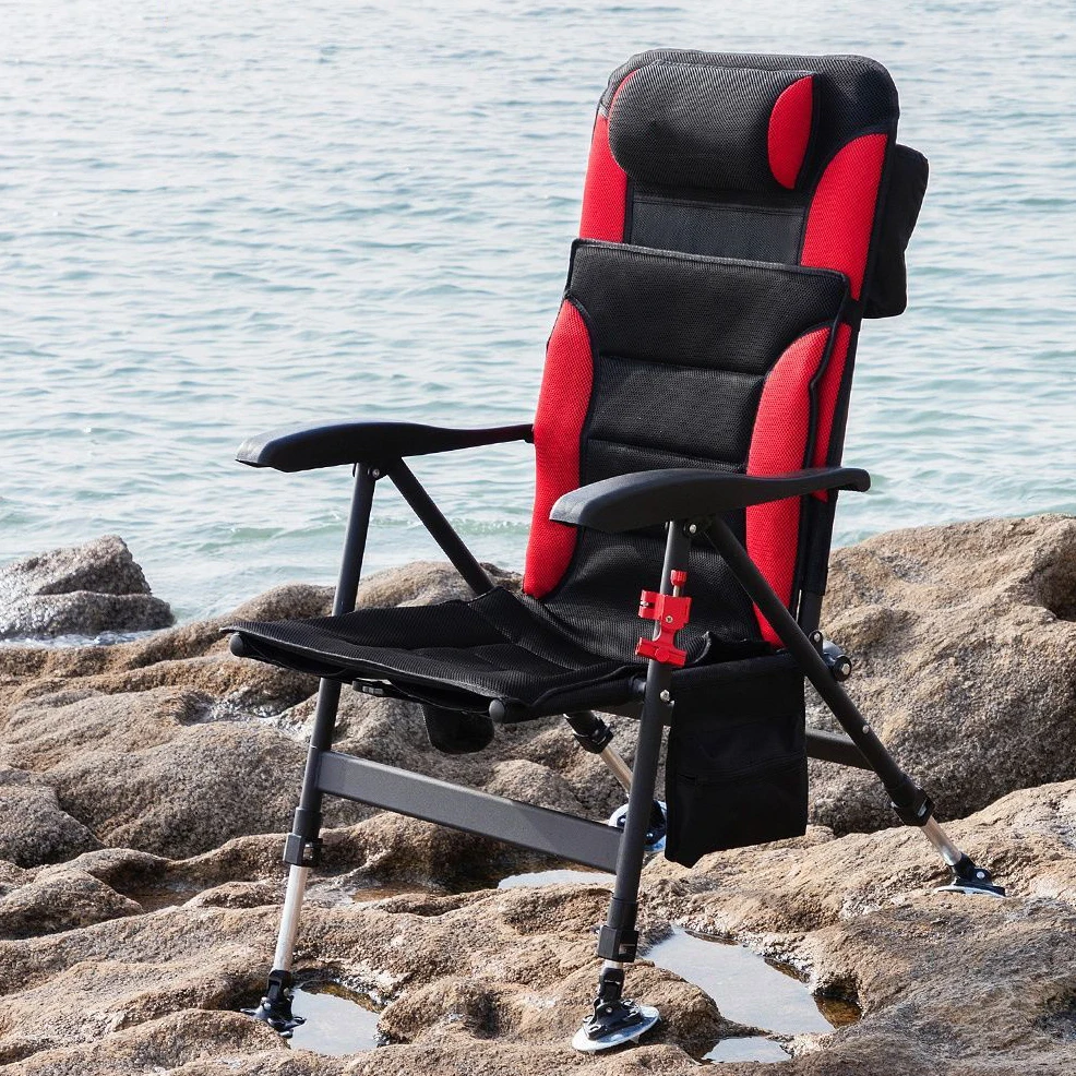 Foldable Fishing Chair Feed складний стульчик Outdoor кресло для рибалки Portable Camping Chair Adjustable стул туристический