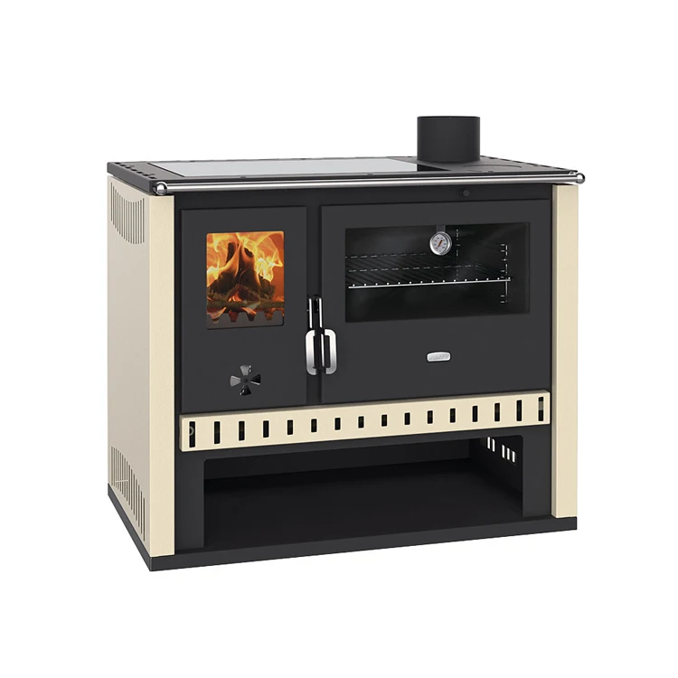 2026 Top Selling Modern Freestanding Wood Burning Cooking Stove Prity PRITY GT FS G 15KW Steel Excellent Quality Hotels Indoor