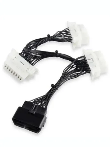 Новый OBD2 16-контактный OBDii OBD 2 удлинительный кабель-разветвитель Один штекер на три гнезда Y-кабель Разветвитель OBD2 Удлинительный кабель OBD2