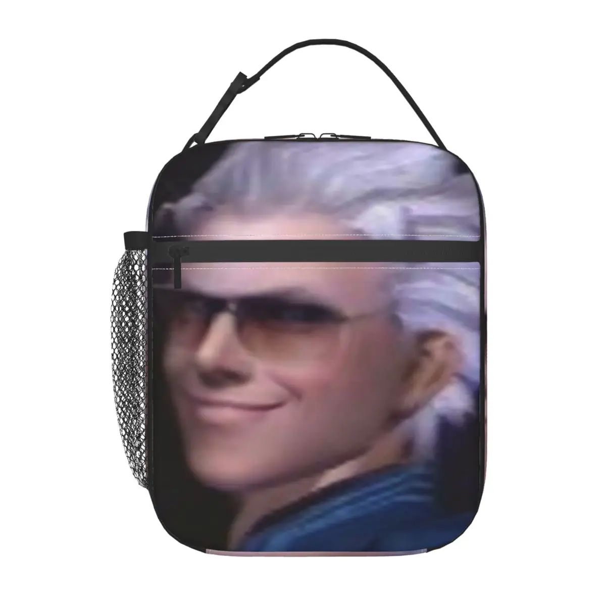 Vergil From The Devil May Cry Seri Insulated Lunch Bag for Women Kids Leakproof Food Boxes Thermal Lunch Box Tote