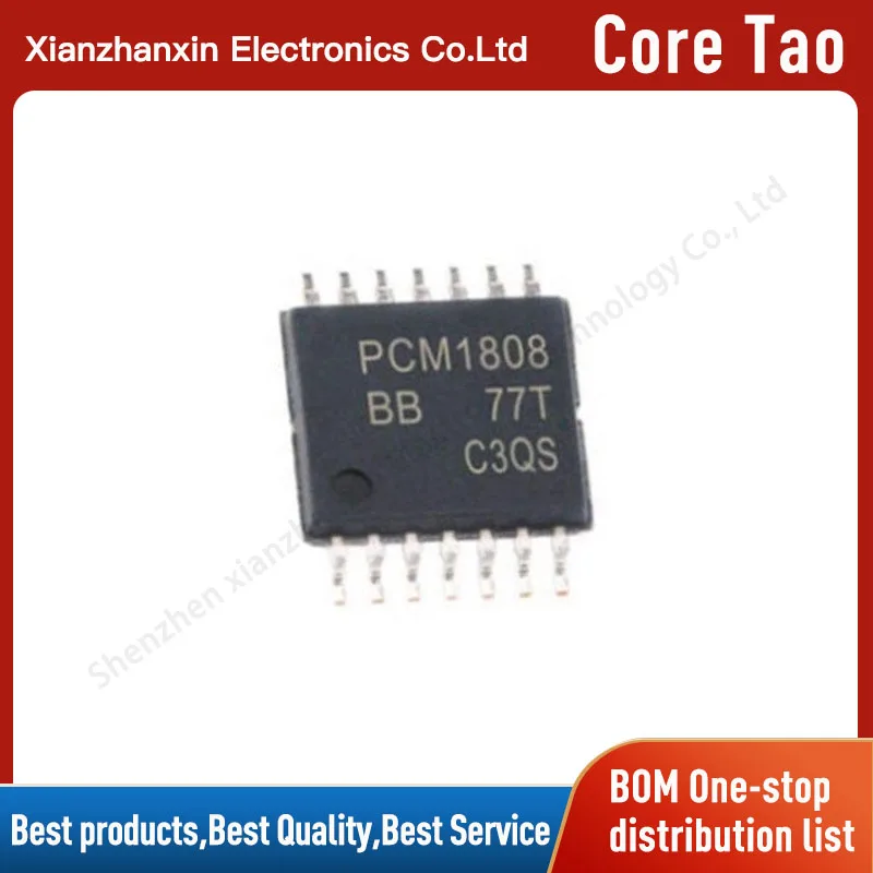 

5pcs/lot PCM1808PWR PCM1808 TSSOP-14 Audio D/A converter chip in stock