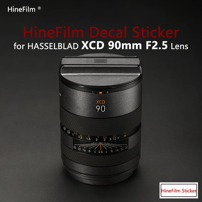 

for HASSELBLAD XCD90 Lens Premium Decal Skin for HASSELBLA XCD90mm f2.5 V Lens Protector Film XCD90F2.5 Protective Sticker