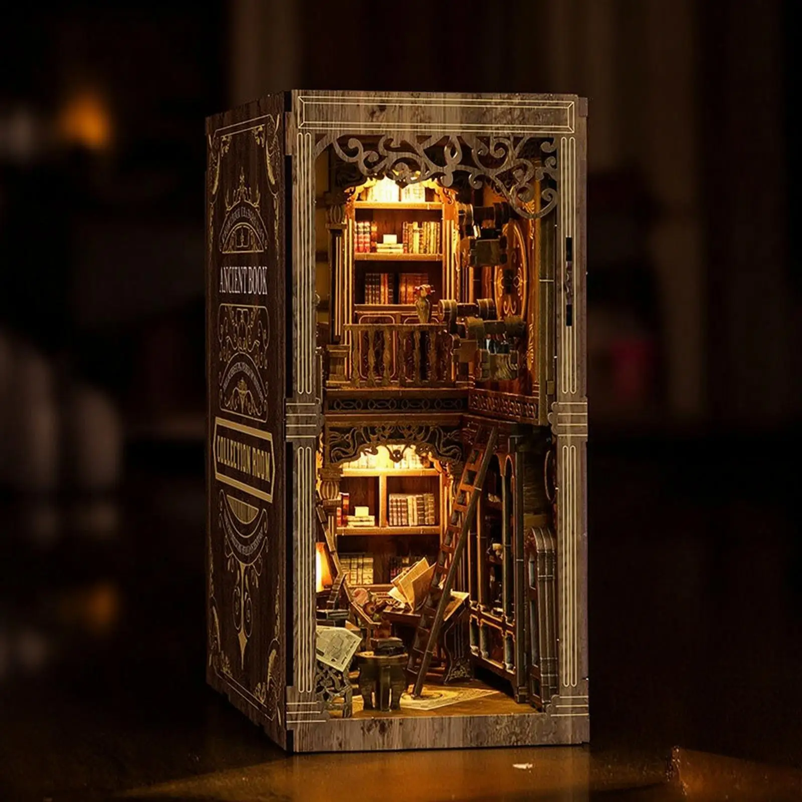book-nook-kit-vintage-bookshelf-insert-creative-for-desk-teens