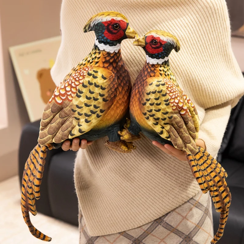 28cm Simulation Bird Piggy Pig Wild Animal Plush Toy Like Real Stuffed Plushie Home Decor Men Gift