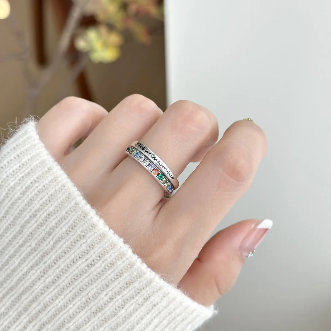 925 Sterling Silver Rings For Women Simple Vintage Handmade Adjustable Finger Wheat Ring Fashion Band Female Bijoux Gift