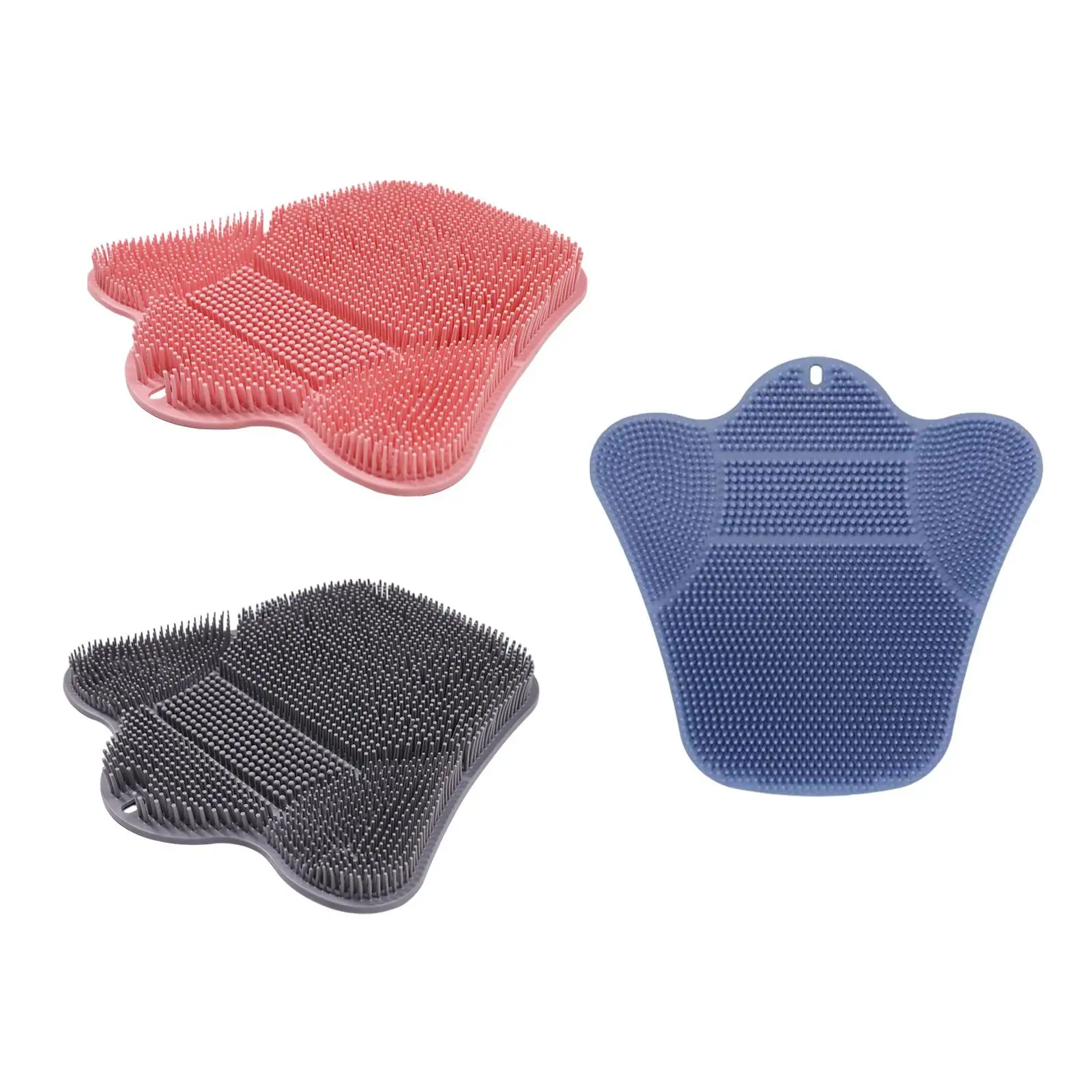 

Foot Back Scrubber for Shower Suction Cups Foot Care Wall Mounted Sturdy Back Washer for Bathroom Men Women Travel Hotel Adults