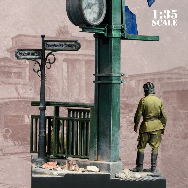 1/35 Resin Model Figure Kits GK , Three People,Including Scene,Military Theme,Unassembled And Unpainted,327J