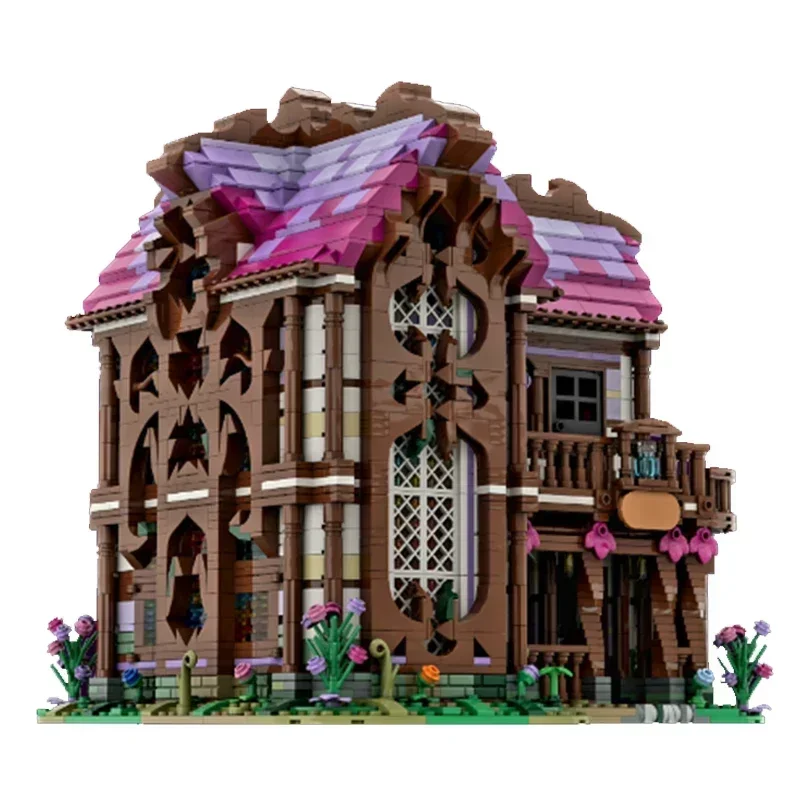 Juego Street View modelo Moc ladrillos de construcción poción mágica casa tecnología bloques modulares regalos juguetes de Navidad juegos DIY montaje