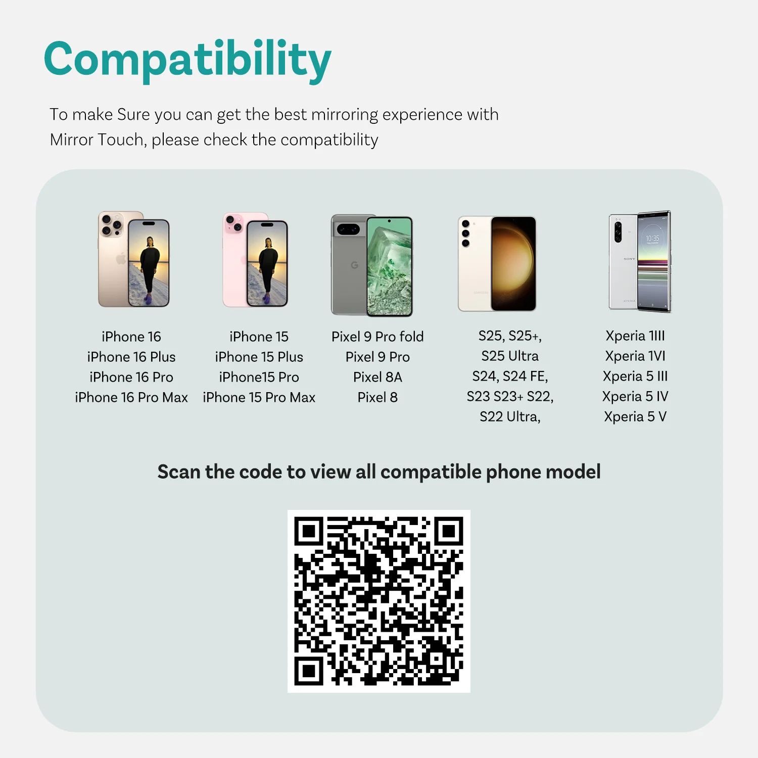 Ottocast Mirror Touch Wireless CarPlay Controllo bidirezionale Plug & Play Video Box per iOS e Android Mirroring VW Audi Benz