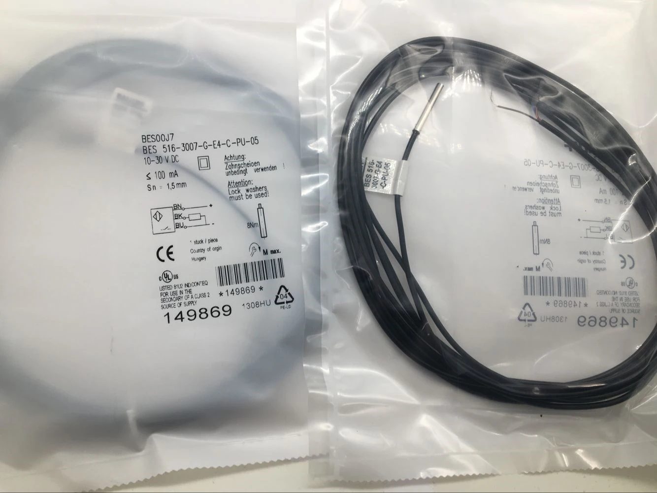 

In Stock New Proximity Switch Sensor BES 516-3007-G-E4-C-S49-00,3 High Quality Seller DHL FEDEX UPS
