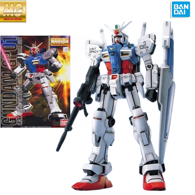 

Оригинальная сборная модель Bandai MG 1/100 RX-78 GUNDAM GP-01, фигурка аниме-персонажа, игрушка для детей, подарок