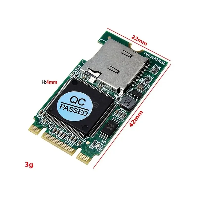 

Superior-For M.2 Micro-SD Card Reader Micro-SD SDHC SDXC TF To M2 B Key T-Flash Adapter For PC M.2 NGFF SSD Support 512GB