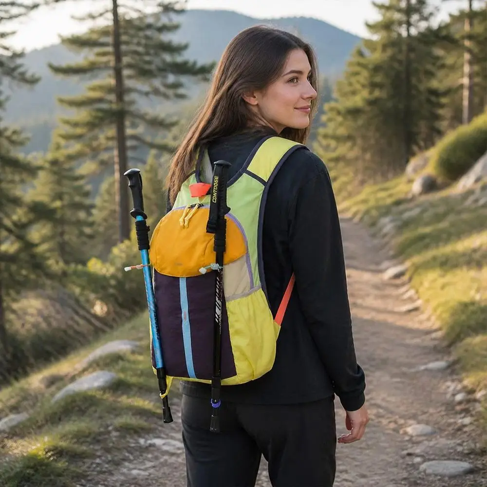 Breathable Outdoor Mountaineering Bag Waterproof Large Capacity Climbing Backpack Nylon Lightweight Cycling Rucksack Running