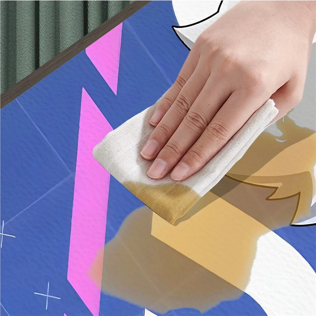 Anime PU Leather Heated Mouse Pad Warmer Hand Heating Pad 3-Speed Temperature Control Cute Game Mousepad 360x600x2mm