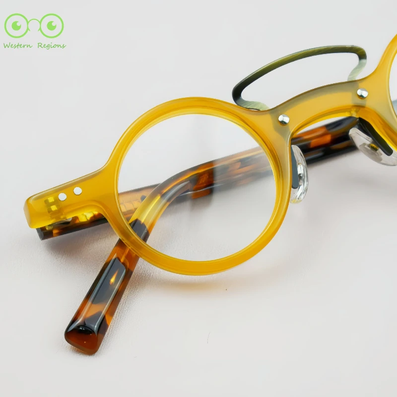 إطار دائري صغير ياباني جديد مخصص للرجال والنساء إطار نظارات لإطار متعدد الوظائف ومريح