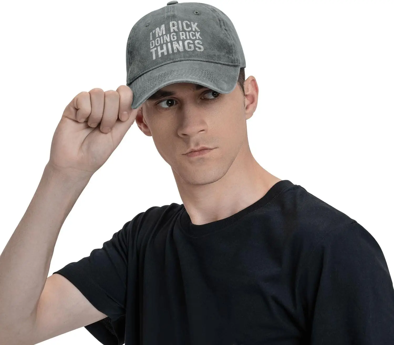 Sono Rick che fa Rick Things cappello per cappelli da Baseball da donna con berretti di Design