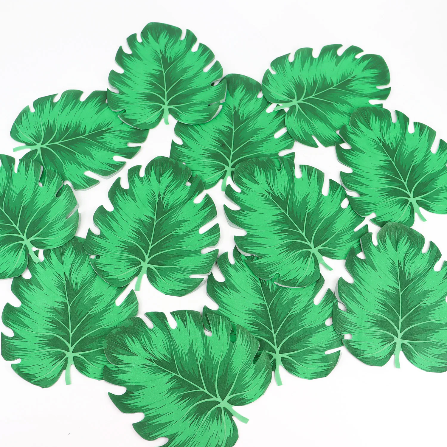 20 sztuk / opakowanie Tropikalne liście palmowe Serwetki papierowe Ręczniki papierowe z liści żółwia Hawajska plaża Luau Wesele Dekoracje stołu w domu